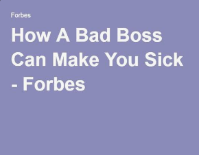 Boss sickness
